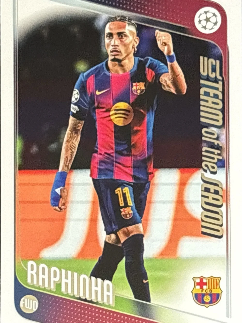 Topps FC Barcelona Raphinha Trading Card  - Team of the Season